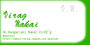 virag makai business card